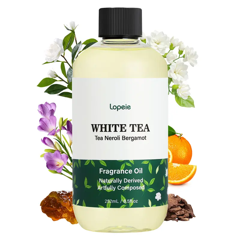 Lopeie Diffuser Oil Refill | 118ml (4.1 fl oz) | Ritz-Carlton Scent | White Tea & Citrus | Suitable for Ultrasonic & Anhydrous Diffusers