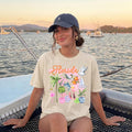 Florida Graphic Tee – Tropical Vacation Women's Beach Souvenir Shirt by The Saltwater Press