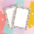 Floral Notepad – Tearaway Botanical Writing Paper with 50 Sheets by The Saltwater Press